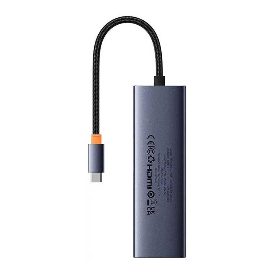 هاب USB-C شش پورت بیسوس مدل Flite B00052807813-00