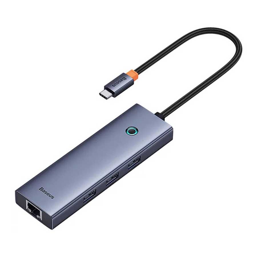 هاب USB-C شش پورت بیسوس مدل Flite B00052807813-00