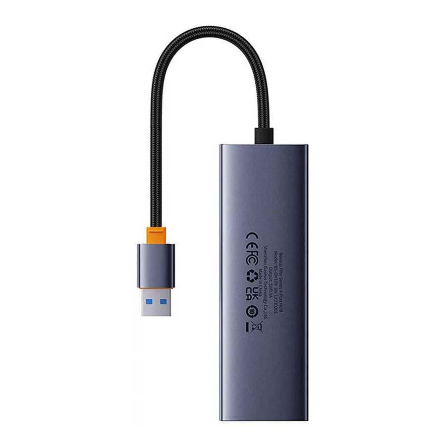 هاب USB 3.0 چهار پورت بیسوس مدل Flite B0005280A813-01