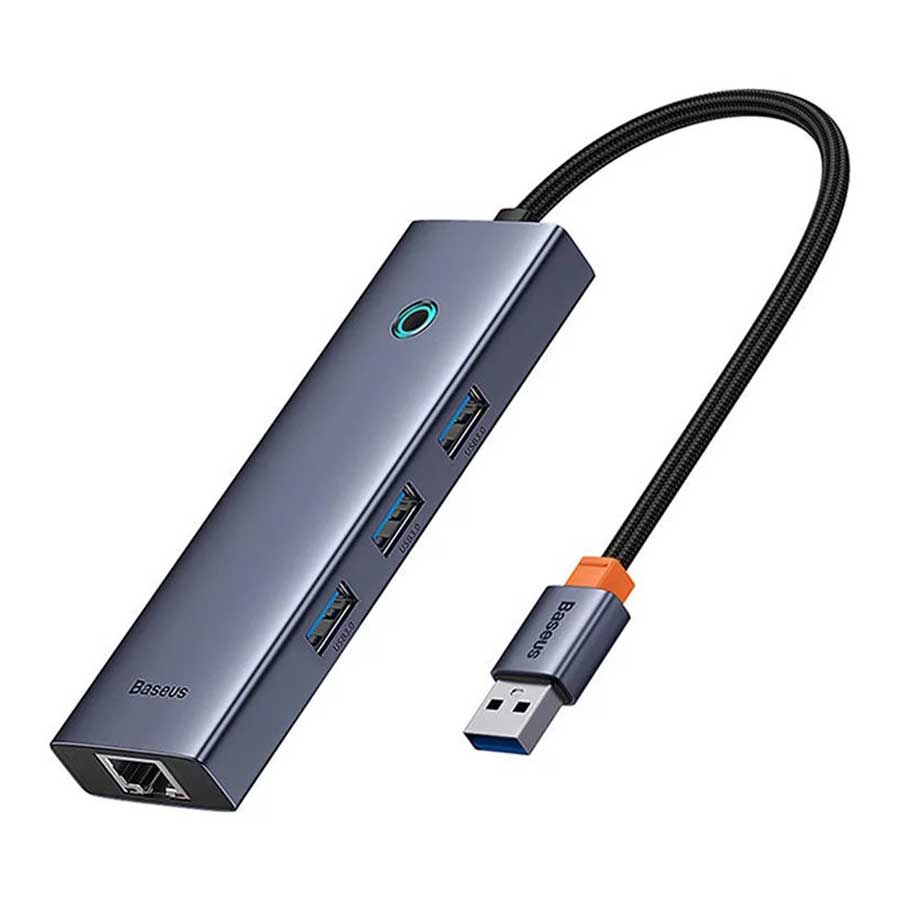 هاب USB 3.0 چهار پورت بیسوس مدل Flite B0005280A813-01