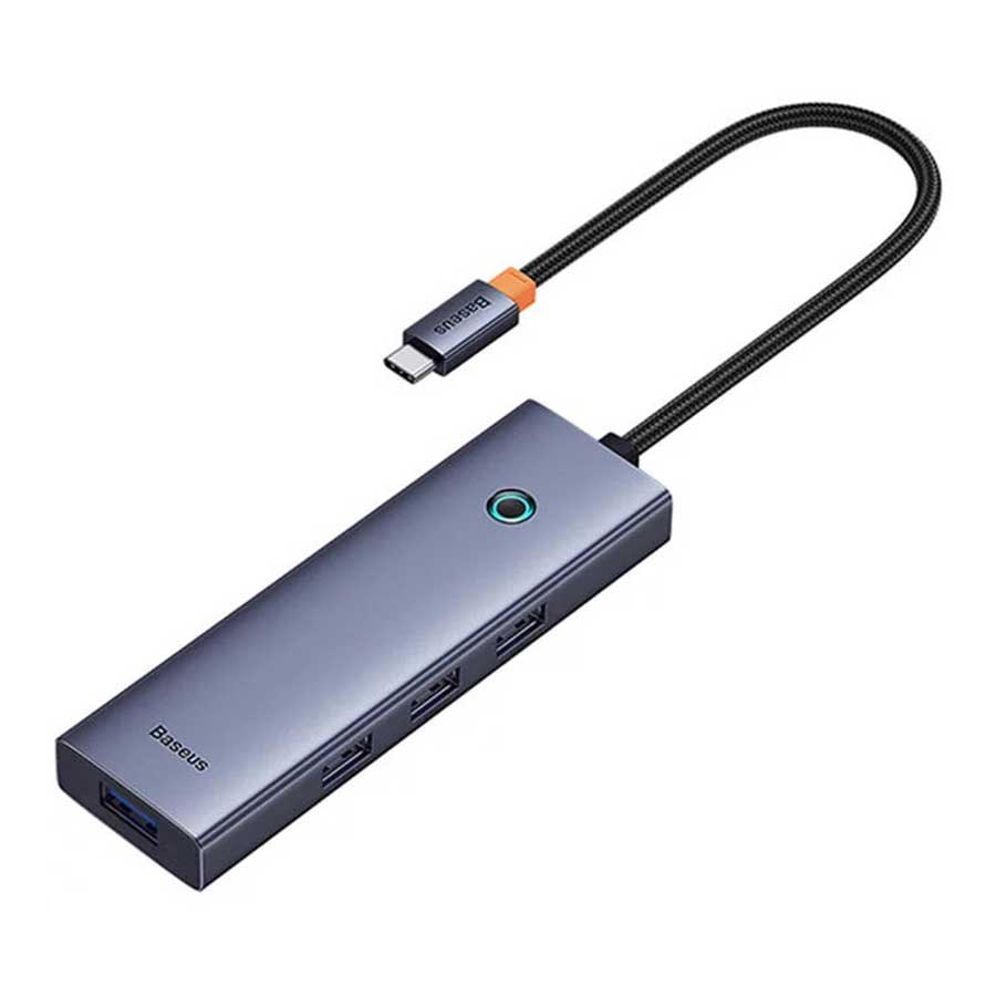 هاب USB-C چهار پورت بیسوس مدل Flite B0005280A813-03