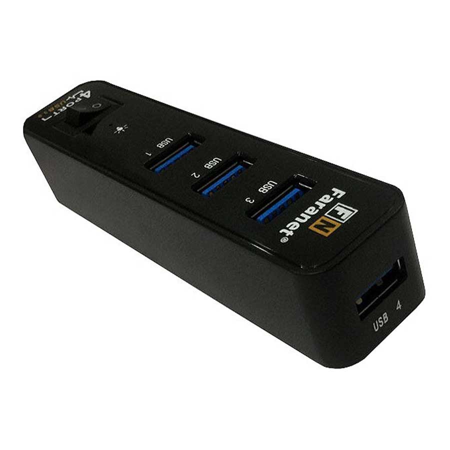 هاب USB 3.0 چهار پورت فرانت مدل FN-U3H403S