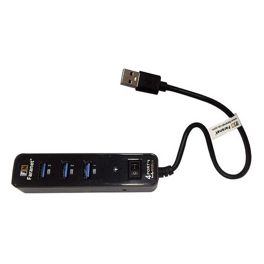 هاب USB 3.0 چهار پورت فرانت مدل FN-U3H403S