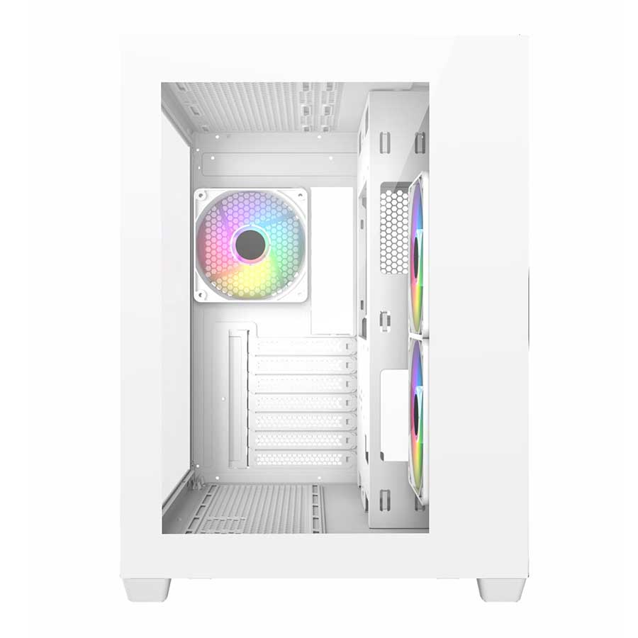 کیس کامپیوتر اف اس پی مدل CMT380 White ARGB