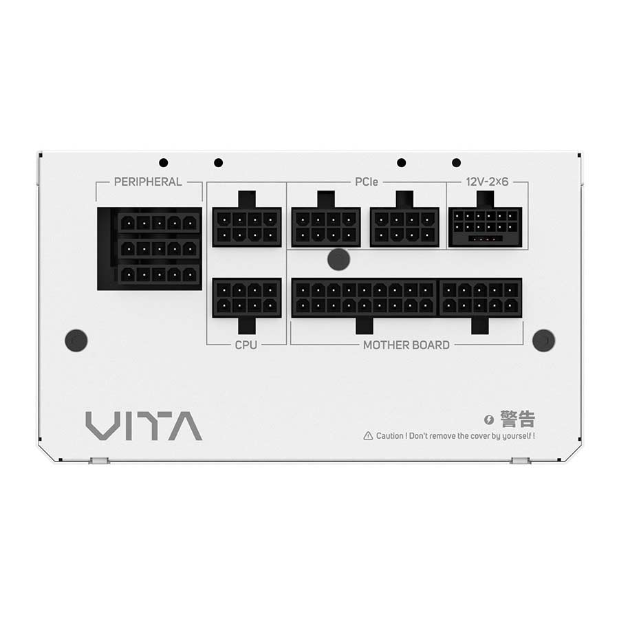 پاور کامپیوتر 1000 وات تمام ماژولار اف اس پی مدل VITA GM White