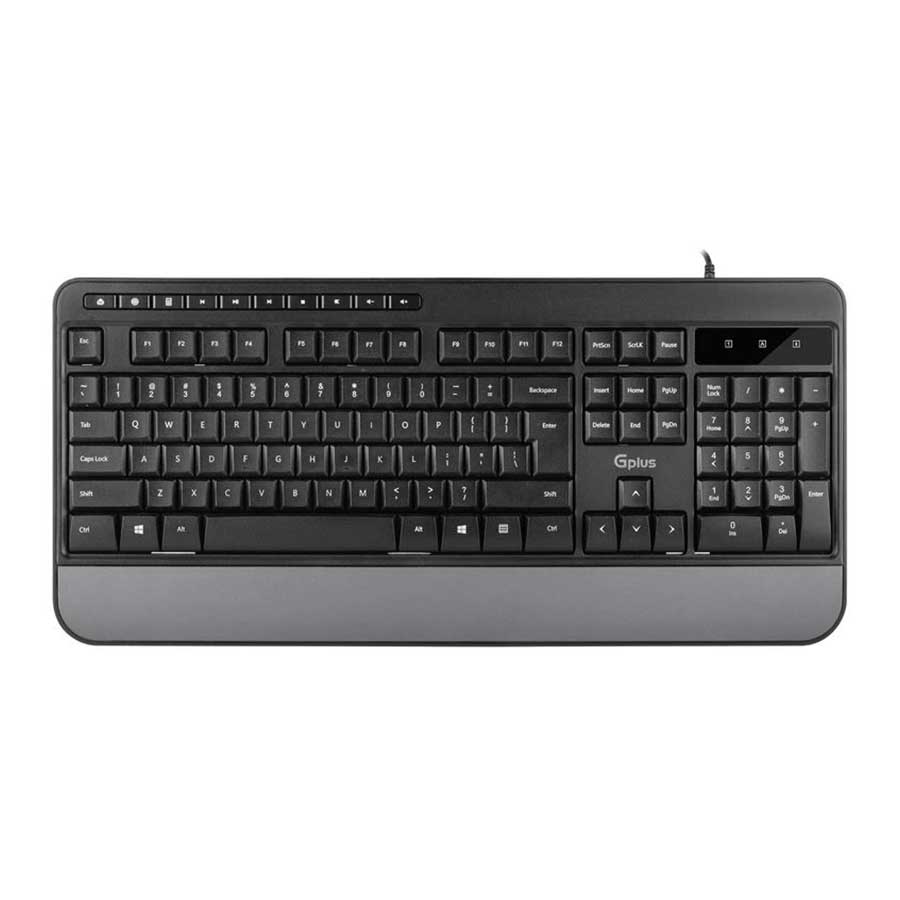 کیبورد و ماوس باسیم جی پلاس مدل GMK-C320W