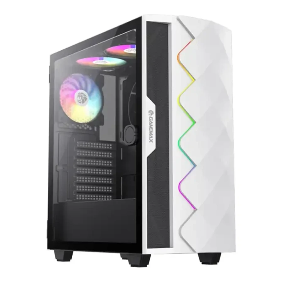 GameMax Diamond CP WT Mid Tower Computer Case کیس کامپیوتر گیم مکس