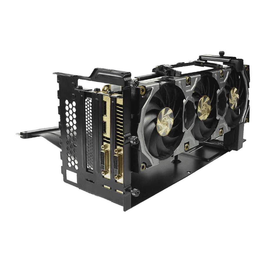 کابل و براکت نصب عمودی کارت گرافیک گیم مکس Vertical GPU Kit