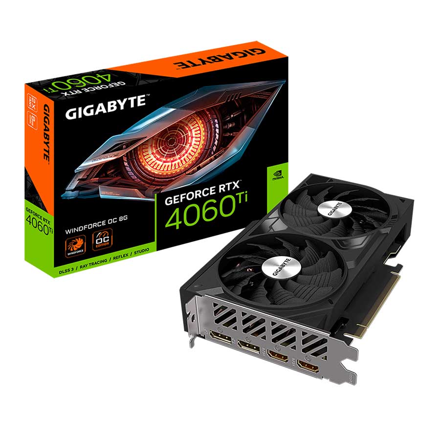 کارت گرافیک گیگابایت مدل GeForce RTX 4060 Ti WINDFORCE OC 8G GDDR6