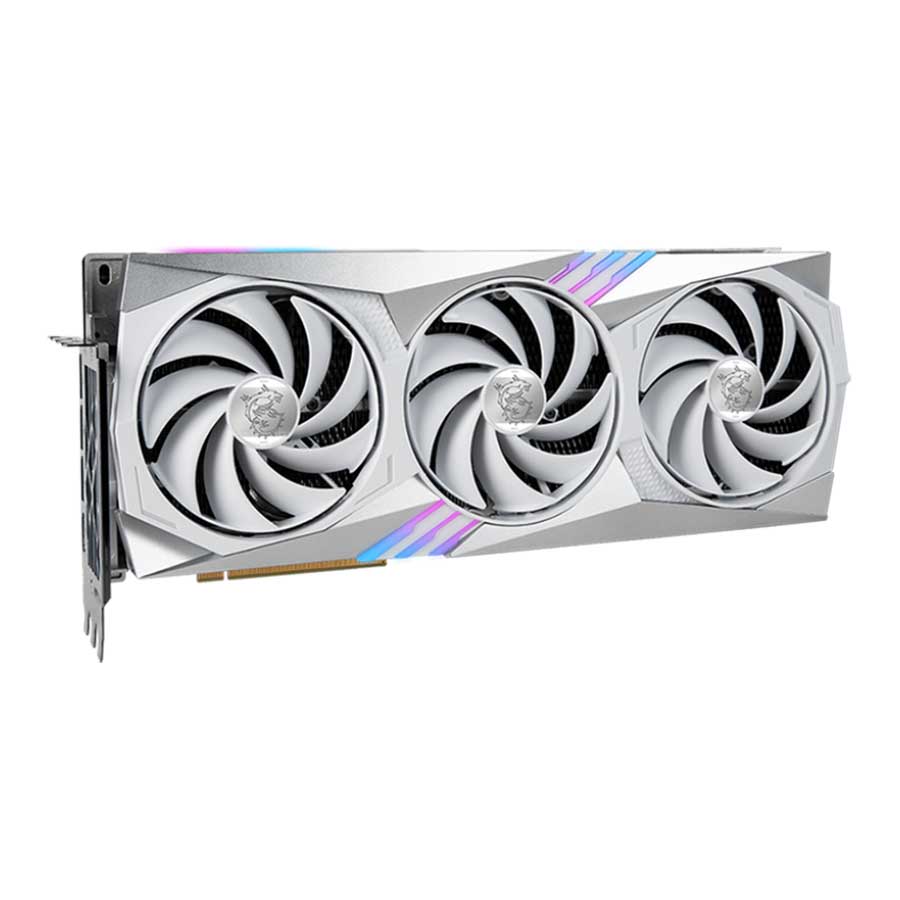 کارت گرافیک ام اس آی GeForce RTX4070 Ti GAMING X TRIO WHITE 12G GDDR6X