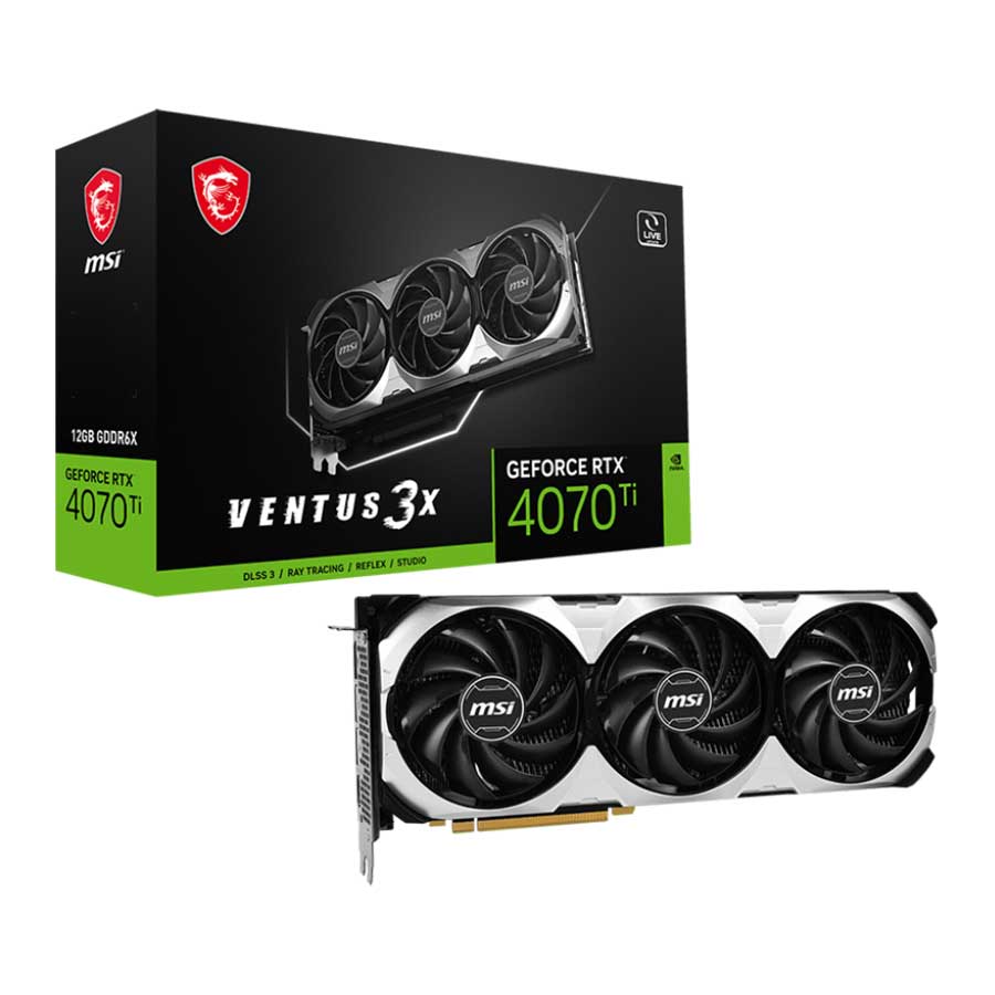 کارت گرافیک ام اس آی مدل GeForce RTX4070 Ti VENTUS 3X 12G GDDR6X