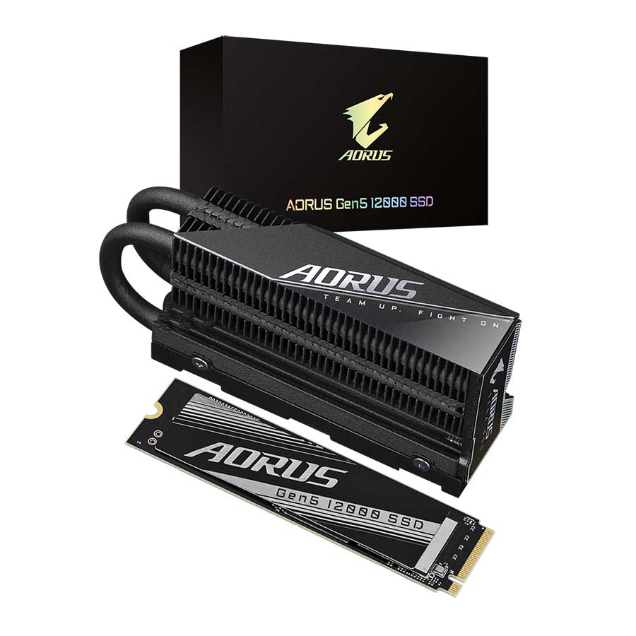 اس اس دی گیگابایت مدل AORUS Gen5 12000 M.2 2280 NVMe ظرفیت 1 ترابایت