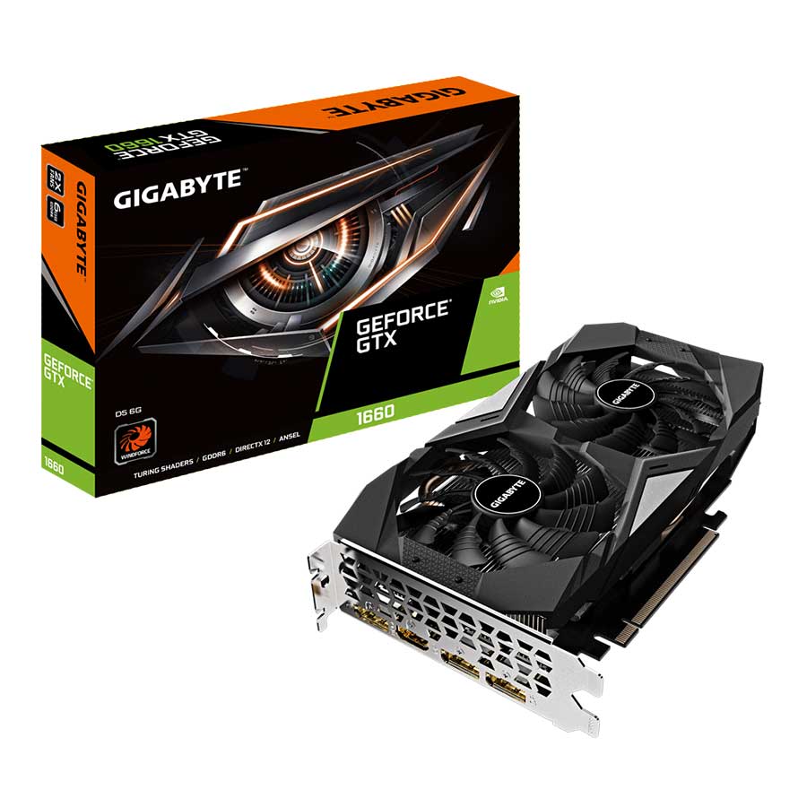 کارت گرافیک گیگابایت مدل GeForce GTX1660 D5 6G