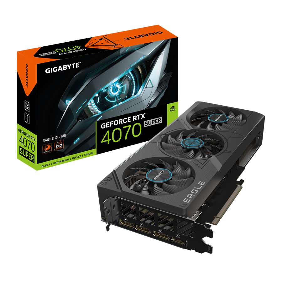 کارت گرافیک گیگابایت مدل GeForce RTX 4070 SUPER EAGLE OC 12G GDDR6X