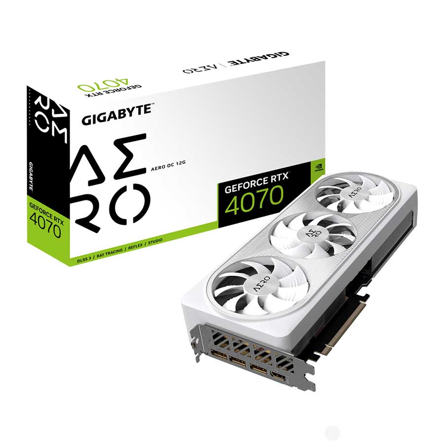 کارت گرافیک گیگابایت مدل GeForce RTX 4070 AERO OC 12G GDDR6X