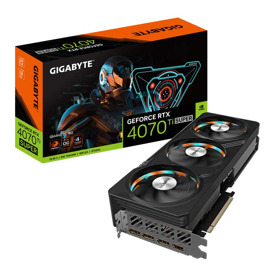 کارت گرافیک گیگابایت GeForce RTX 4070 Ti SUPER GAMING OC 16G GDDR6X