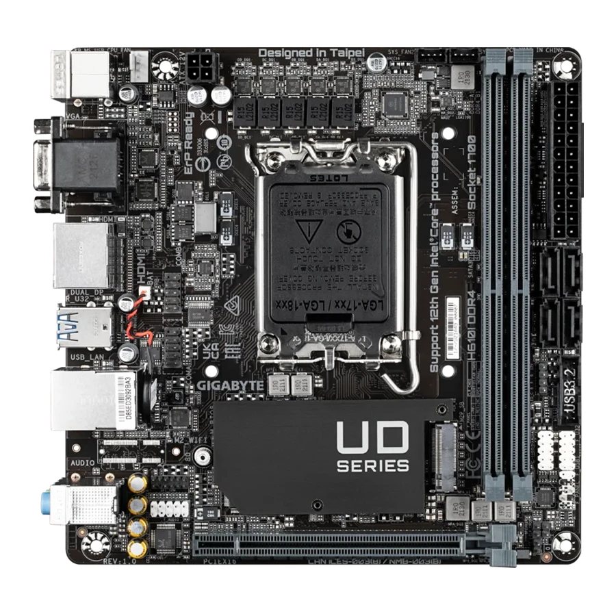 Gigabyte H610I DDR4 Mini-ITX LGA1700 Motherboard مادربرد گیگابایت