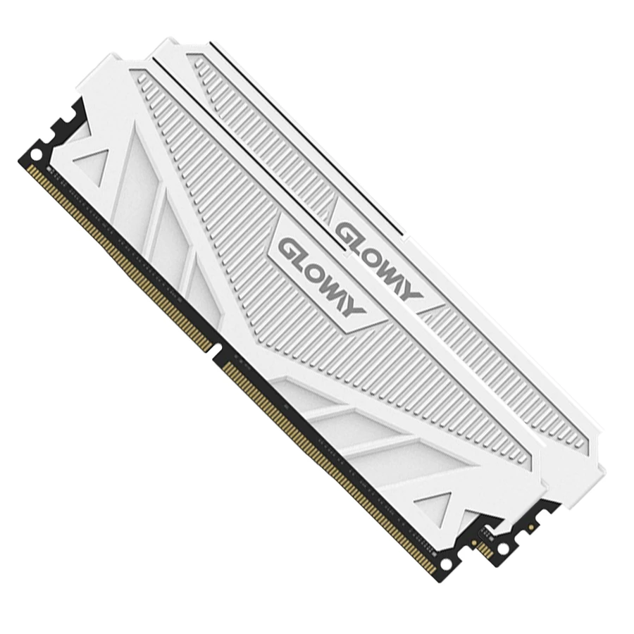 Gloway G1 48GB DUAL 6000MHz CL46 DDR5 White Desktop RAM رم گلووی