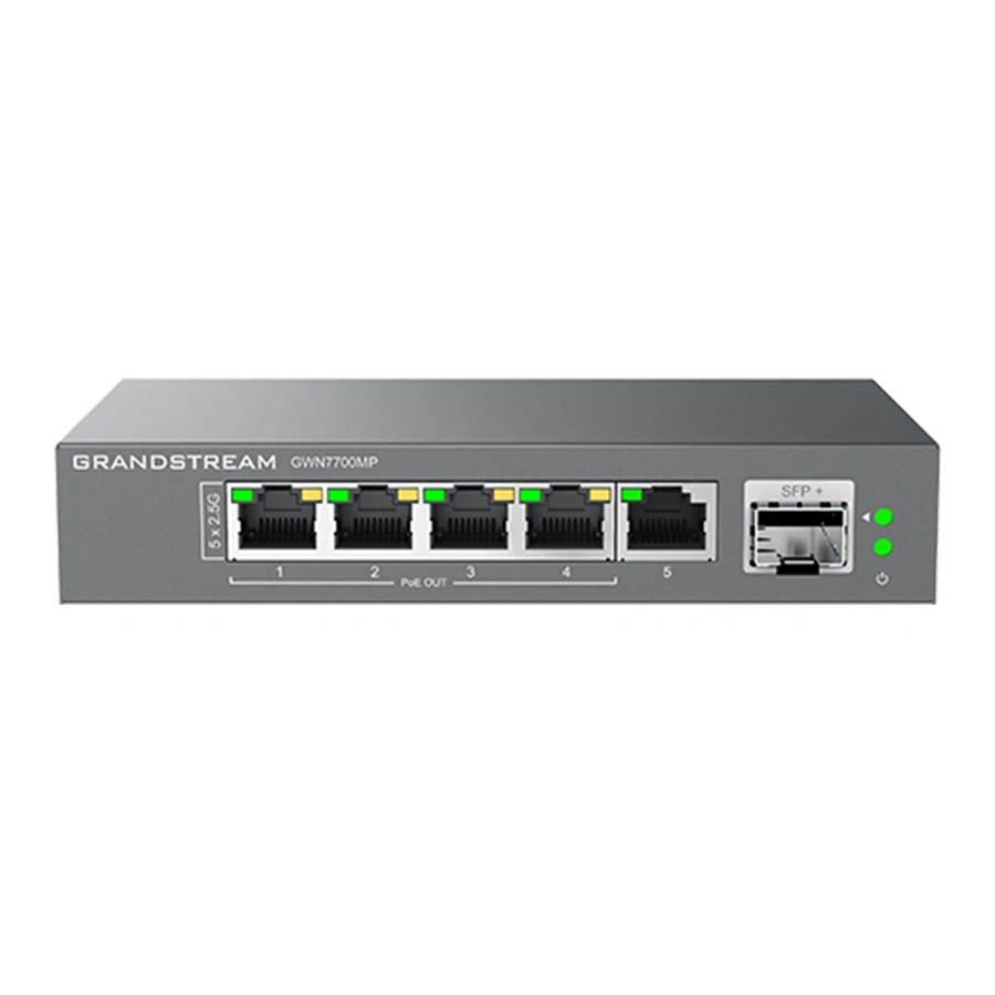 Grand Stream GWN7700MP 5-Port PoE Unmanaged Switch سوييچ 5 پورت گیگابیت گرند استریم