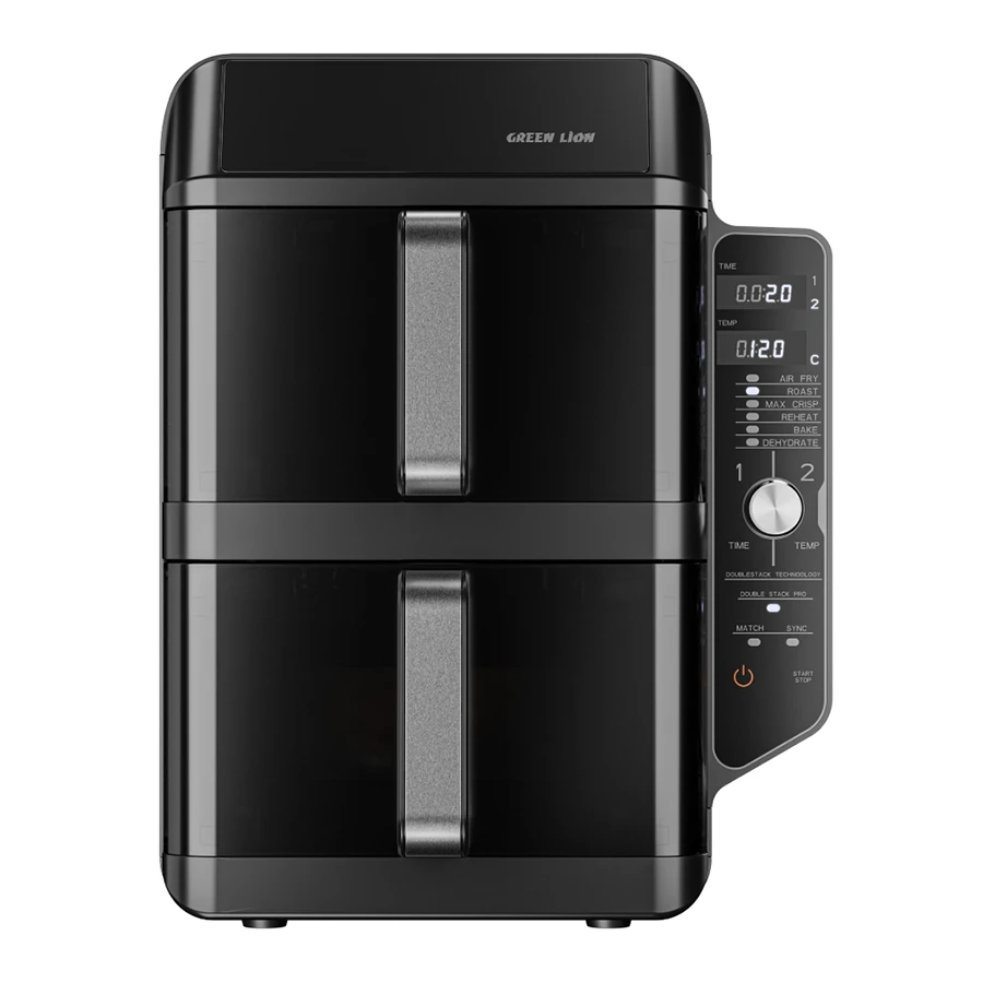 Green Lion Double-Decker Pro Digital 10.2L Smart Cloud Air Fryer هواپز بدون روغن گرین لاین مدل