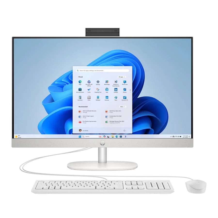 HP cr2043nh Ultra 5 225U/512GB SSD/16GB/Intel 27-Inch All In One PC آل این وان 27 اینچ اچ پی