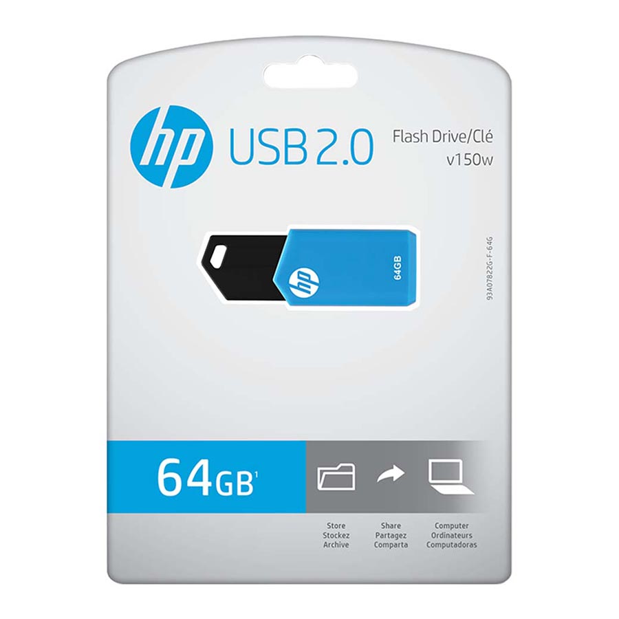 فلش مموری 64 گیگابایت USB 2.0 اچ پی مدل V150W