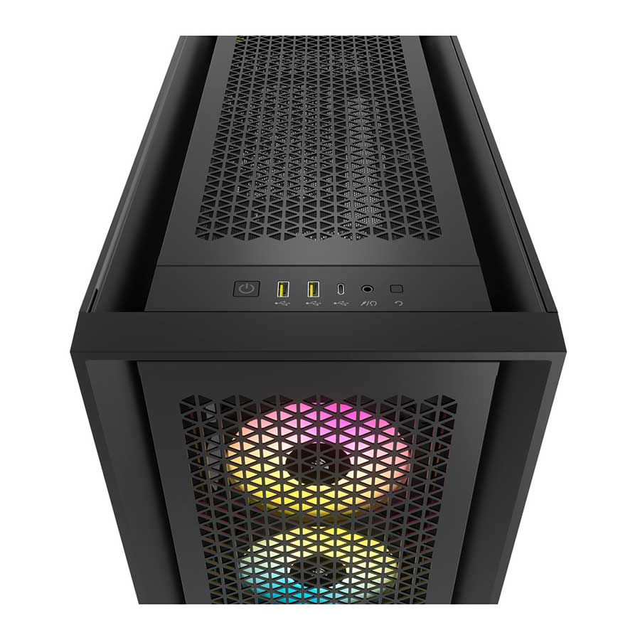 کیس کامپیوتر کورسیر مدل iCUE 5000D RGB Airflow Black