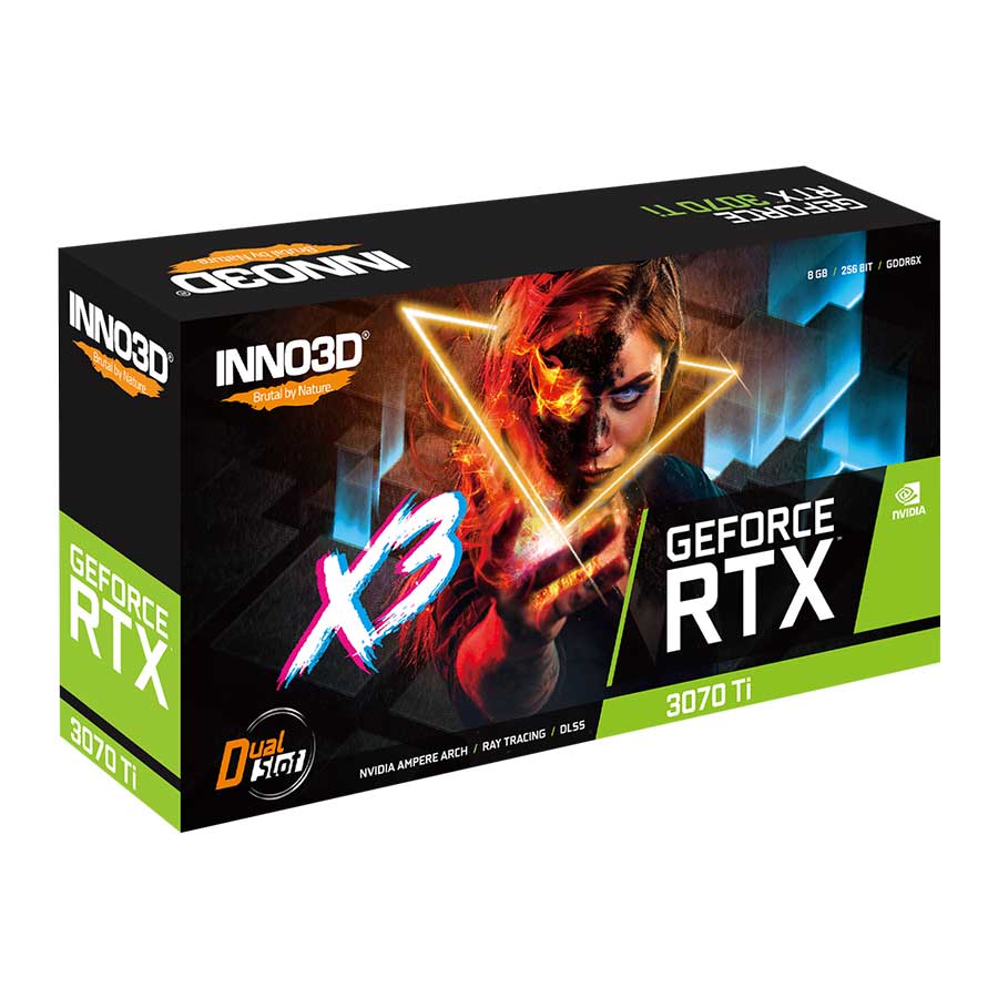 کارت گرافیک اینو تری دی مدل GEFORCE RTX 3070 TI X3 OC 8GB GDDR6X