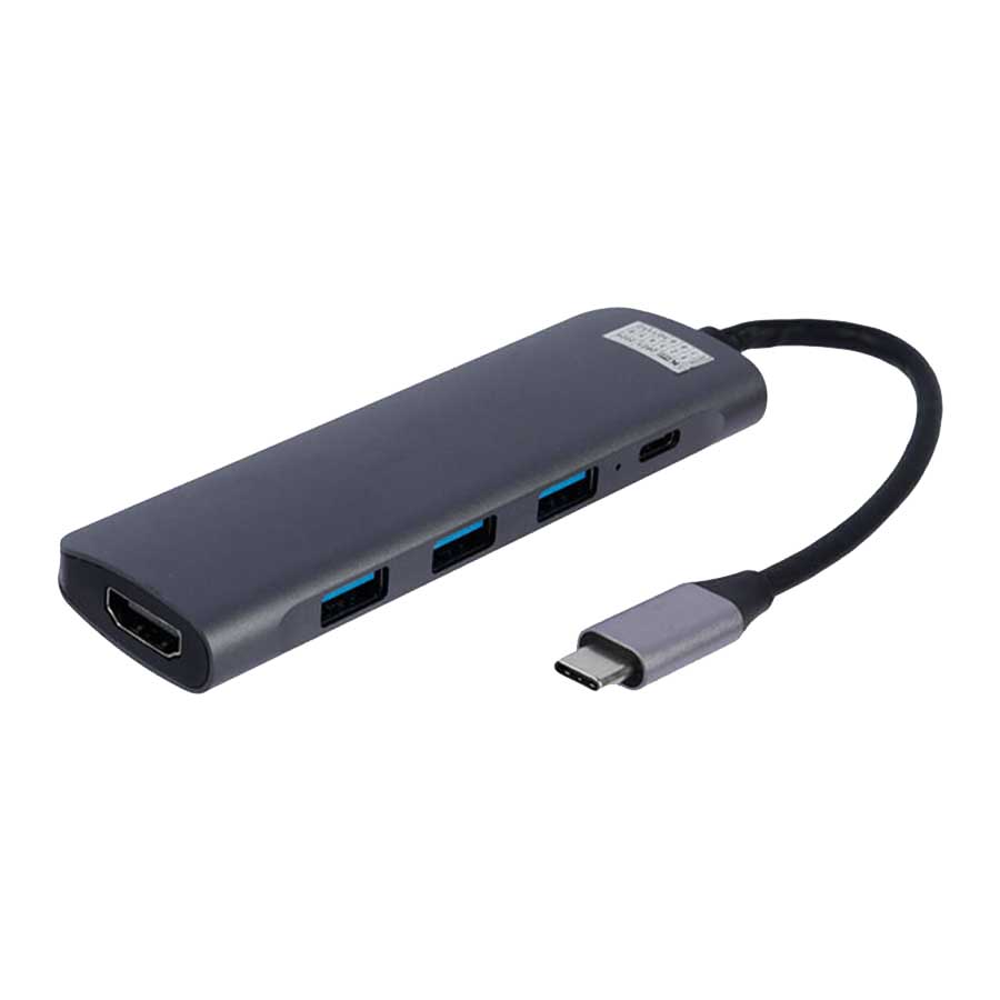 هاب USB-C پنج پورت کی نت مدل K-MFCMS105