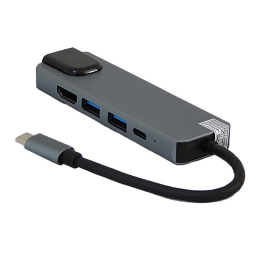 هاب و داک استیشن USB-C پنج پورت کی نت مدل K-MFCMS505