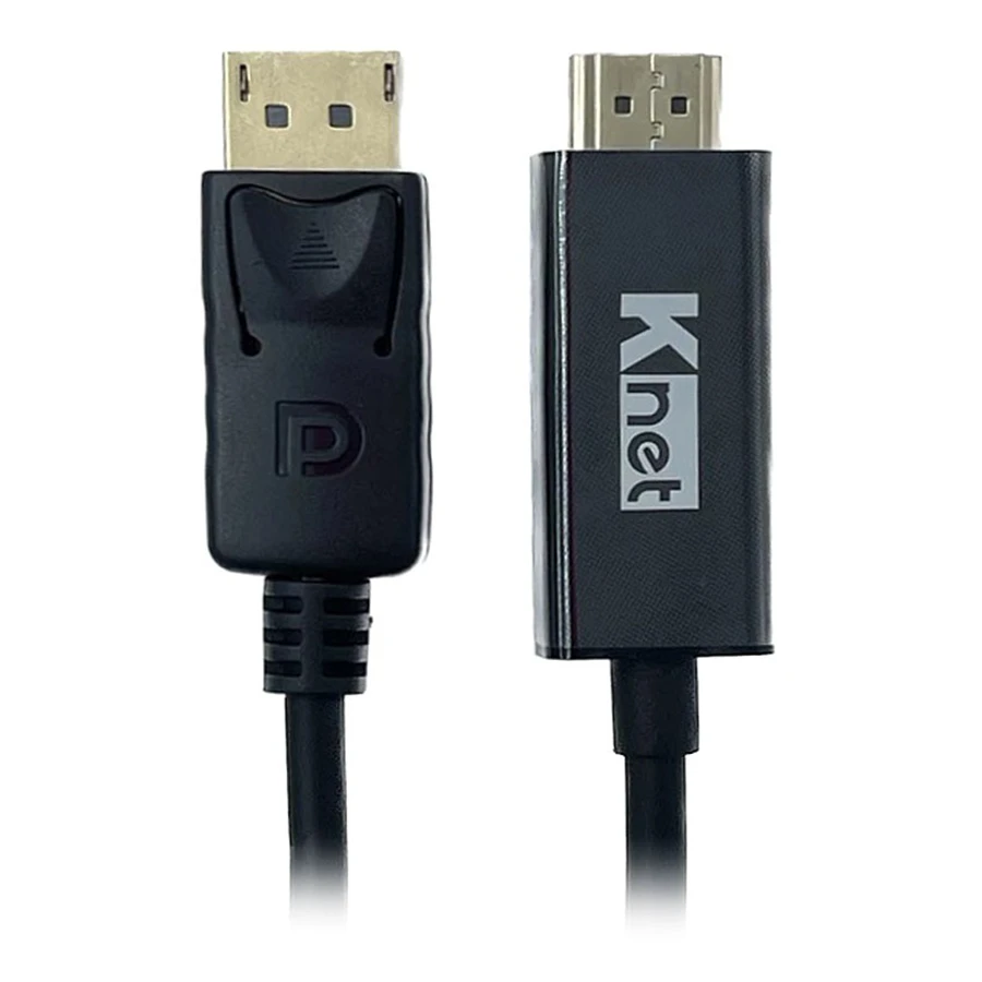 K-NET K-CODP2HD15 DisplayPort to HDMI 1.5m Adapter کابل تبدیل 1.5 متری کی نت