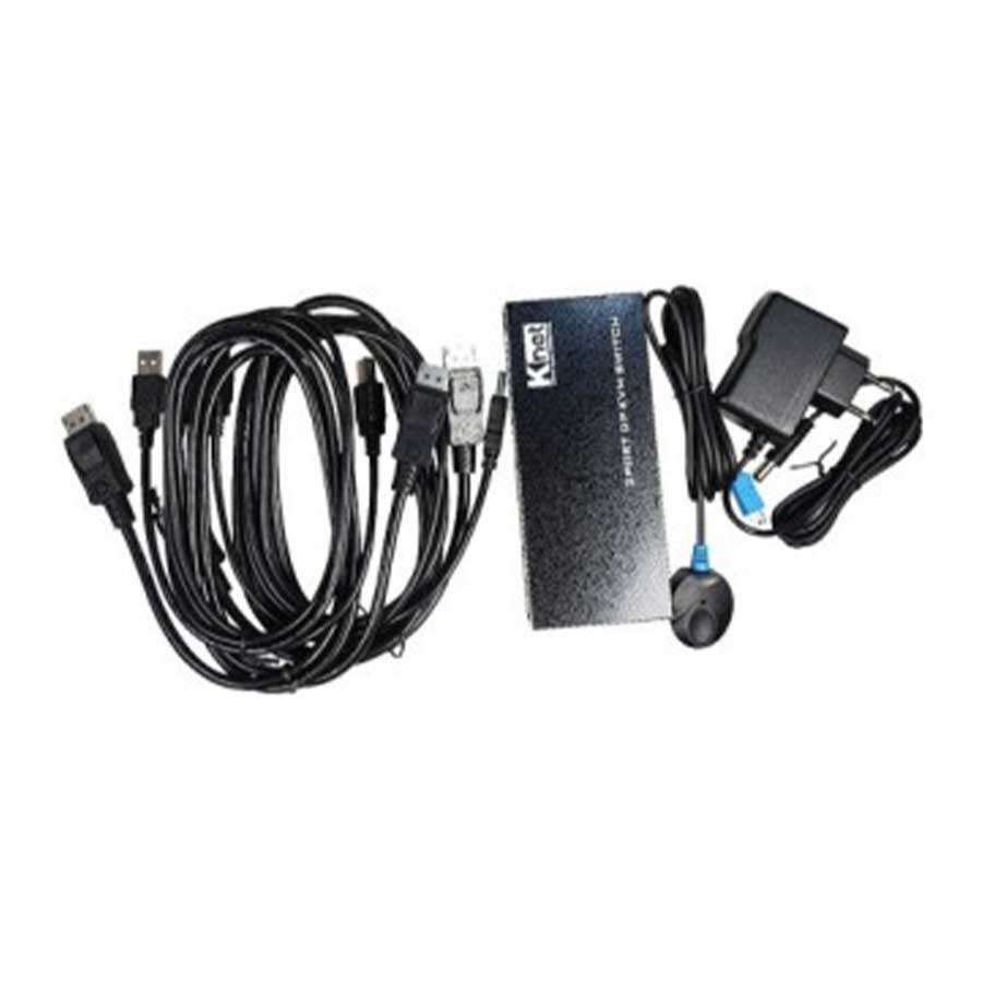 سوییچ 2 پورت KVM کی نت مدل K-SWDPK402