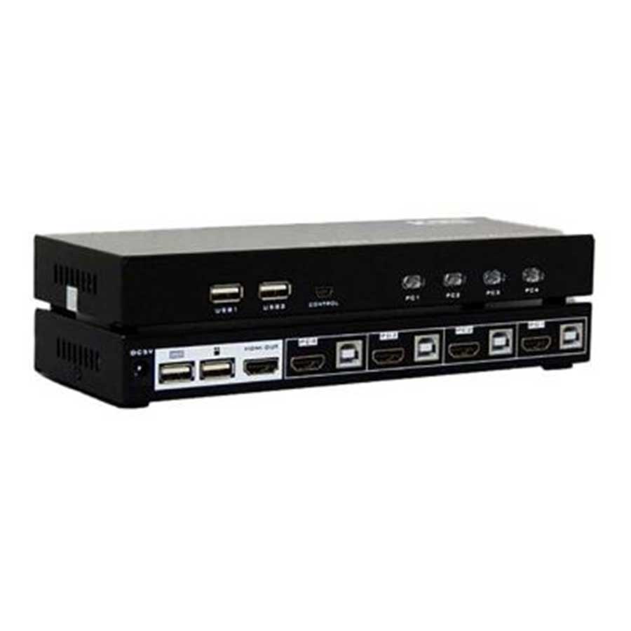 سوییچ 4 پورت KVM HDMI کی نت مدل K-SWKH404