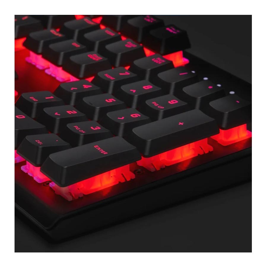 کیبورد گیمینگ باسیم کورسیر مدل K60 Pro Red LED