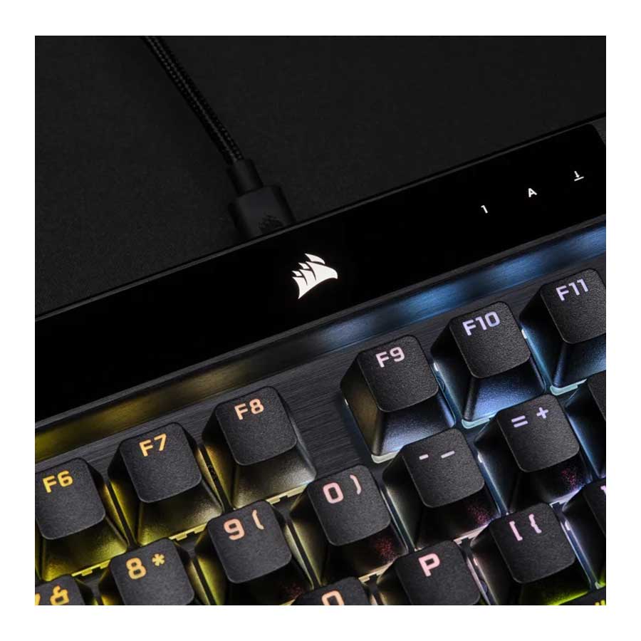 کیبورد گیمینگ باسیم کورسیر مدل K70 RGB PRO CHERRY MX Red