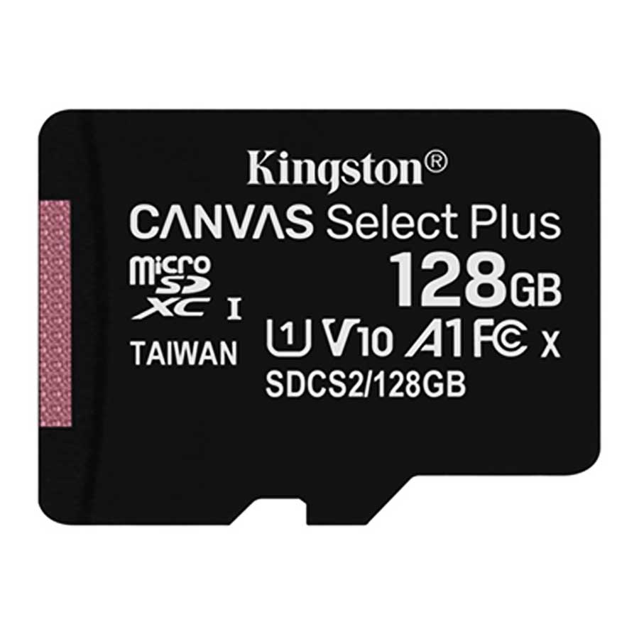 کارت حافظه MicroSDXC کینگستون مدل Canvas Select Plus UHS-I U1 A1 V10 128GB 100MB/s