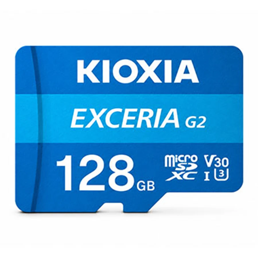 Kioxia G2 EXCERIA UHS-I U3 V30 128GB 100MB/s MicroSDHC Memory Card کارت حافظه MicroSDHC کیوکسیا