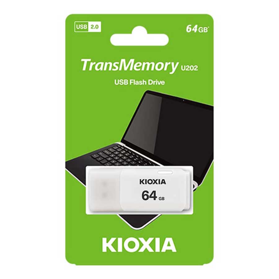 فلش مموری 64 گیگابایت USB 2.0 کیوکسیا مدل TransMemory U202