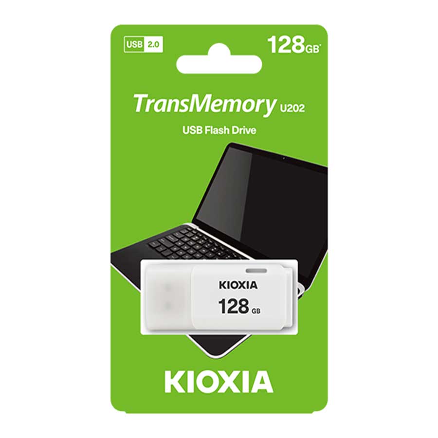 فلش مموری 128 گیگابایت USB 2.0 کیوکسیا مدل TransMemory U202