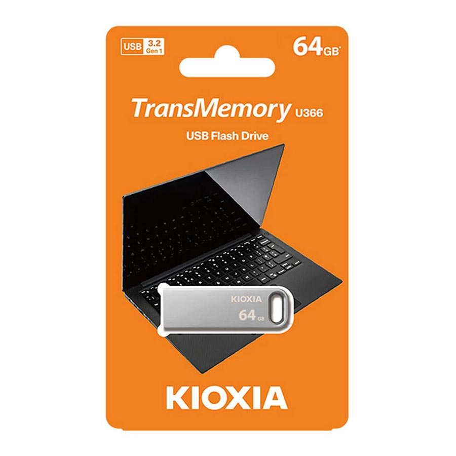 فلش مموری 64 گیگابایت USB 3.2 کیوکسیا مدل TransMemory U366