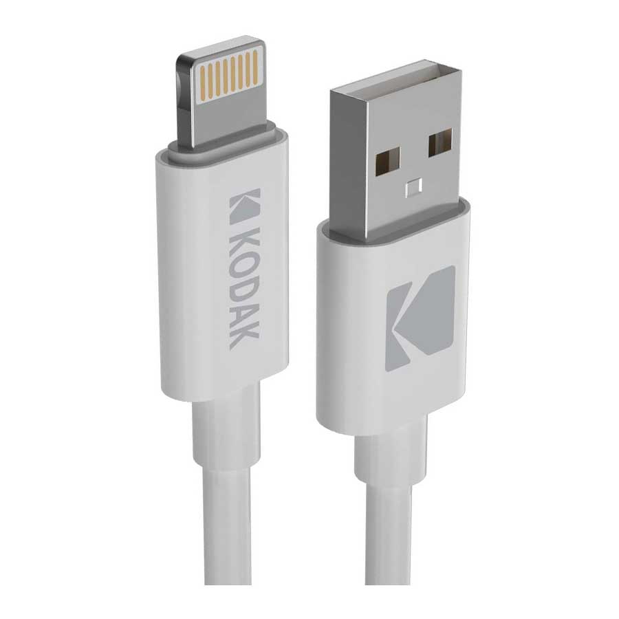 کابل تبدیل 1 متری USB به لایتنینگ کداک مدل White