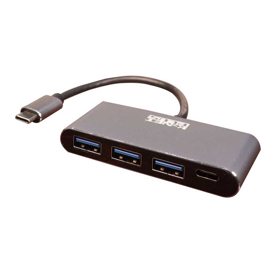 هاب USB-C چهار پورت وی نت مدل KP-HUCMH3102