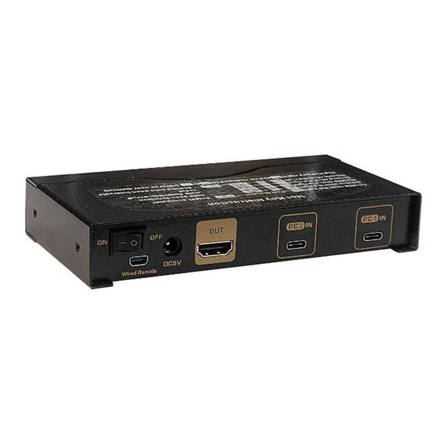 سوییچ 2 پورت KVM کی نت پلاس مدل KP-SWKC002