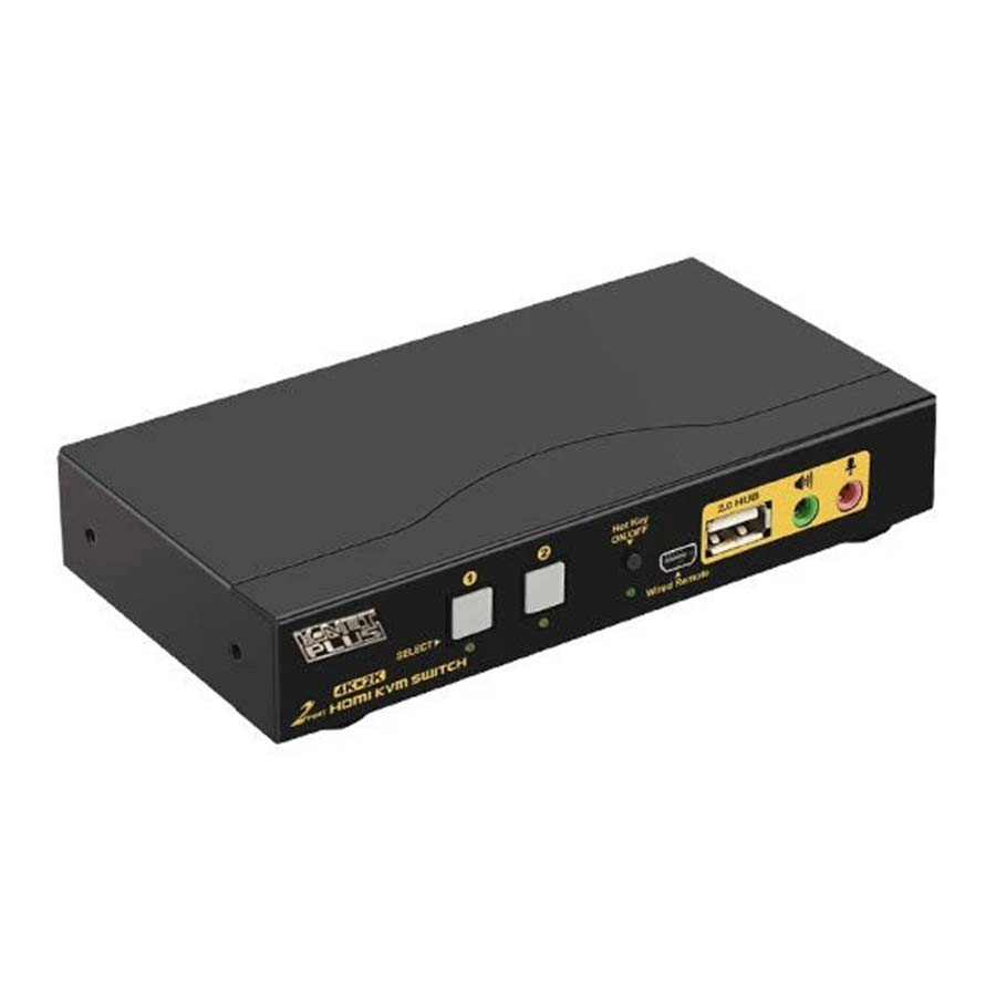 سوییچ 2 پورت KVM HDMI کی نت پلاس مدل KP-SWKH402