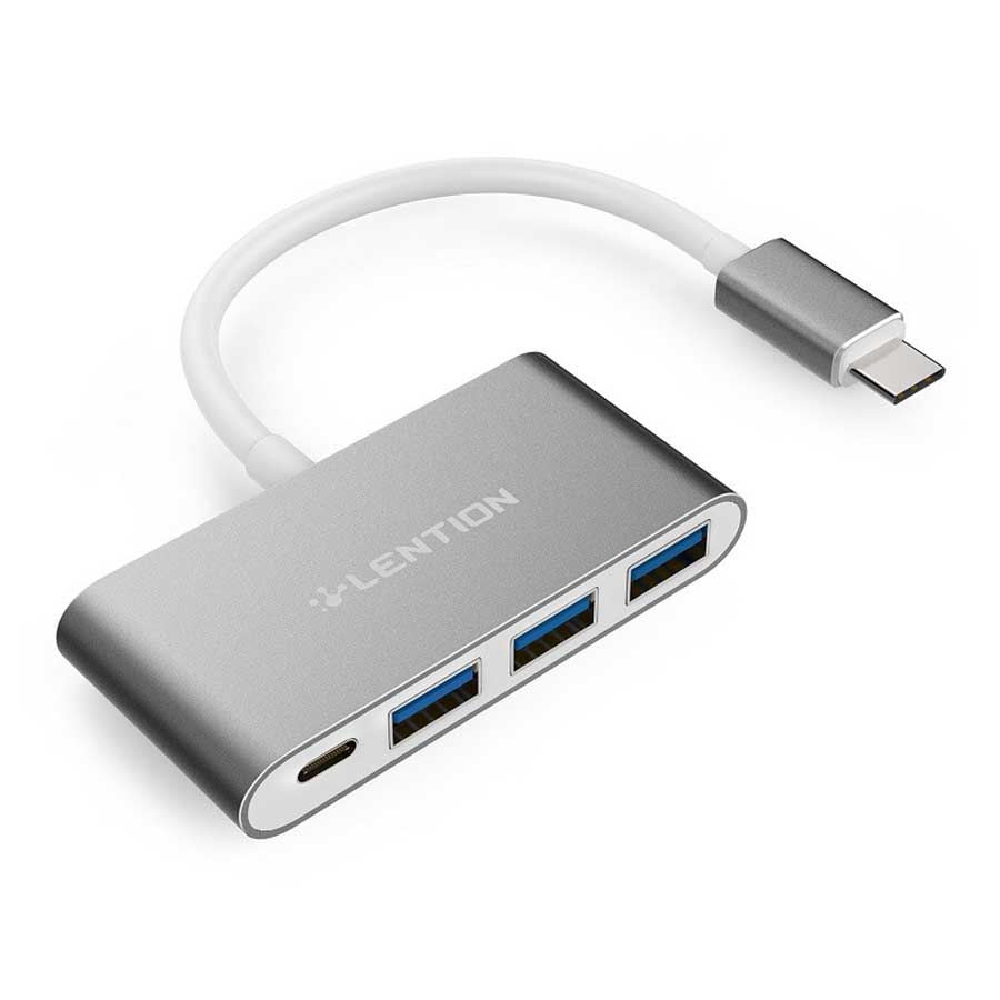 هاب USB-C چهار پورت لنشن مدل C13SE