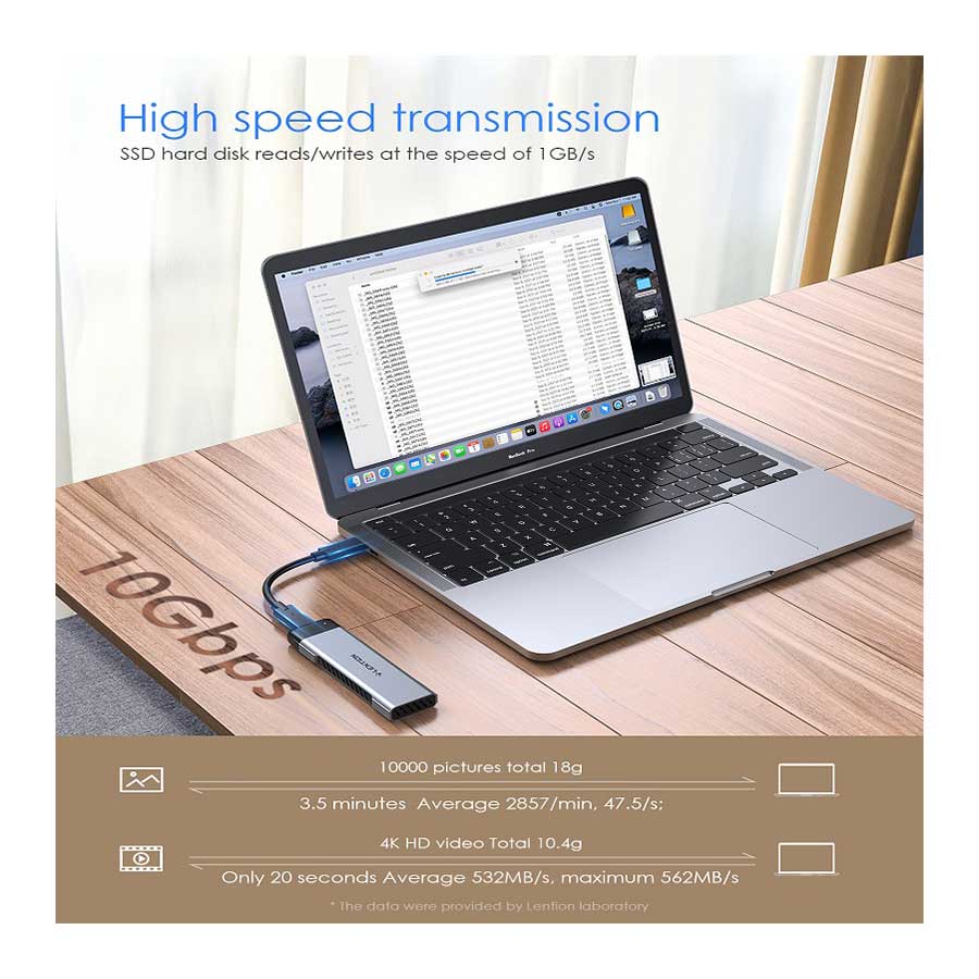 باکس هارد M.2 NVMe و USB-C لنشن مدل C9Elite