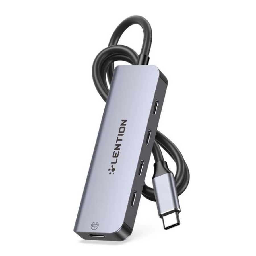 هاب و داک استیشن USB-C پنج پورت لنشن مدل CE31