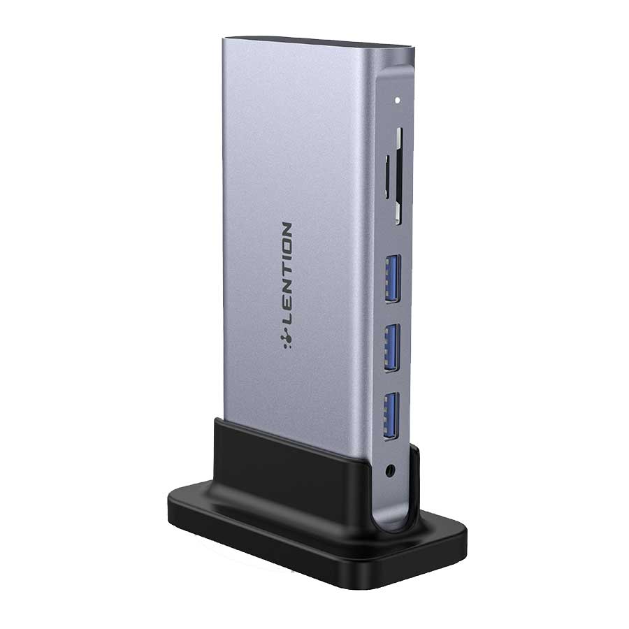 هاب و داک استیشن USB-C یازده پورت لنشن مدل D54