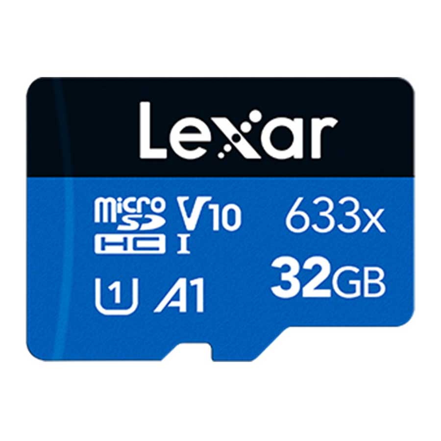 کارت حافظه MicroSDXC لکسار مدل High Performance 633x UHS-I U1 A1 V10 32GB 100MB/s