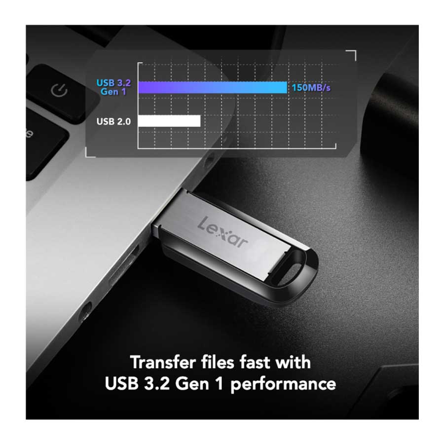 فلش مموری 64 گیگابایت USB 3.2 لکسار مدل JumpDrive M400